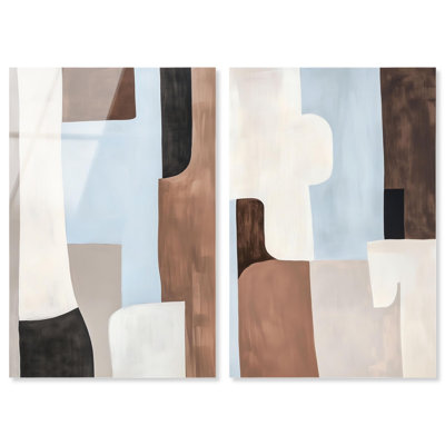 "Architectural Hues", reproduction d'art acrylique sur toile par Art Remedy, prête à être suspendue, 24 x 36