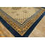 Tapis bleu antique en laine Pékin