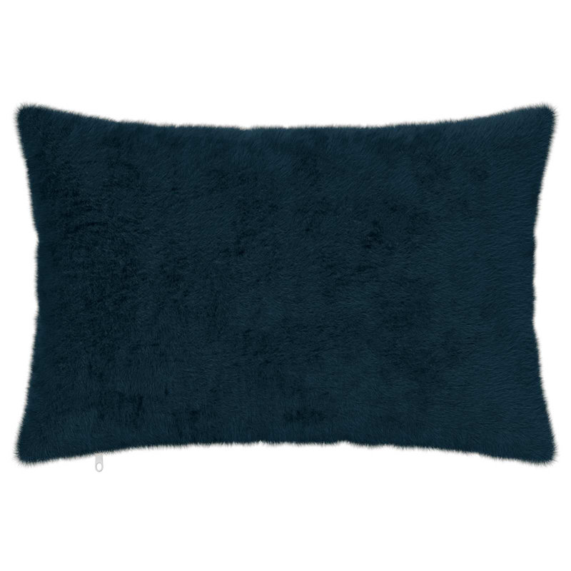 Light Blue Cushion Cover, Rectangle 40cmH x 60cmW, Navy Blue
