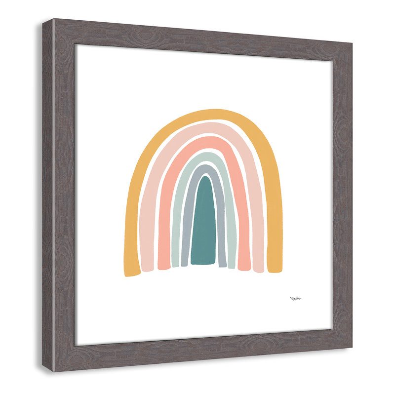 Décoration murale pour enfants, H 16 po x l 16 po x P 0,63 po, Encadrement fil du bois gris