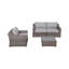 Wicker 3-Person Seating Set with Cushions