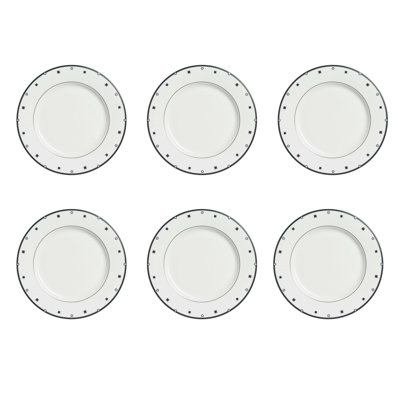 Shadow 19cm Bone China Bread And Butter Plate