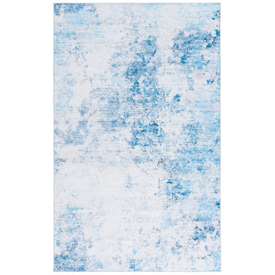 Tapis beige / turquoise Athiran 943