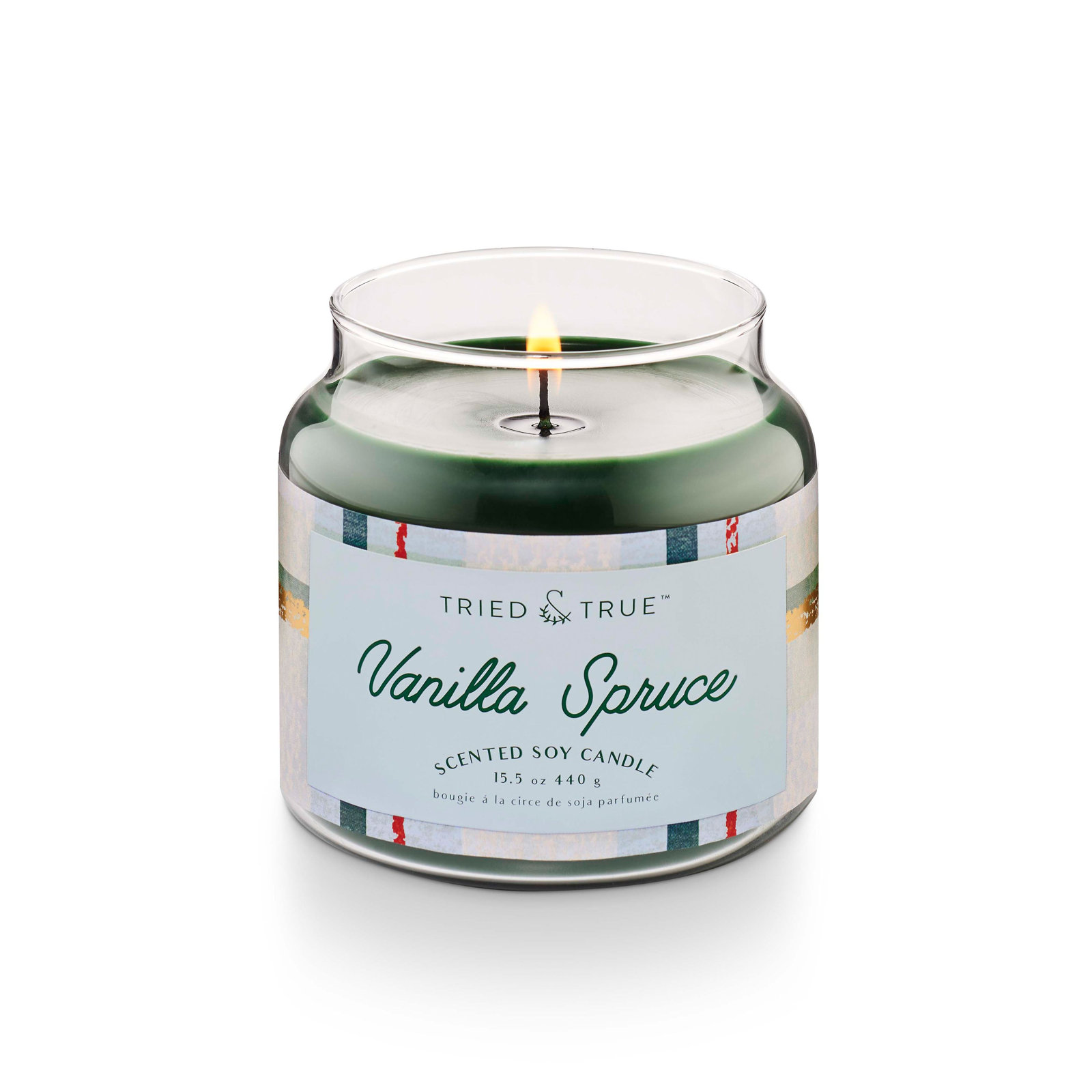 Tried & True Vanilla Spruce Scented Candle, Large Jar