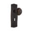 Prairie Plate with Decorative Keyhole and Egg & Dart Door Knob-352949209-352949208