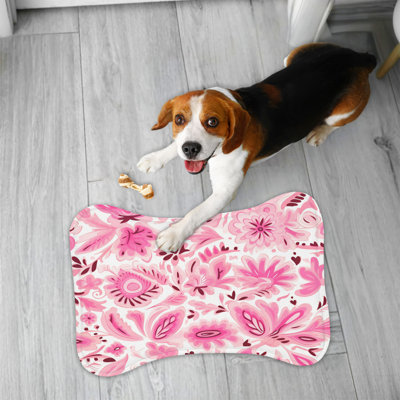 Blush Designs - 1 Piece Bone Shape Feeding Mat