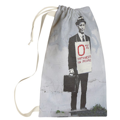 Fabric Laundry Bag with Handles