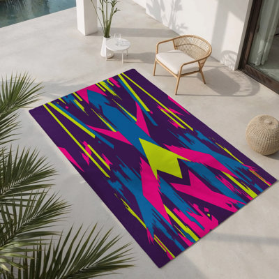Tapis intérieur et extérieur Warp Line