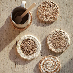 Round 4 Piece Coaster Set