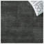 Tapis gris anthracite en laine et en coton tissé à la main Ewen-1642020182