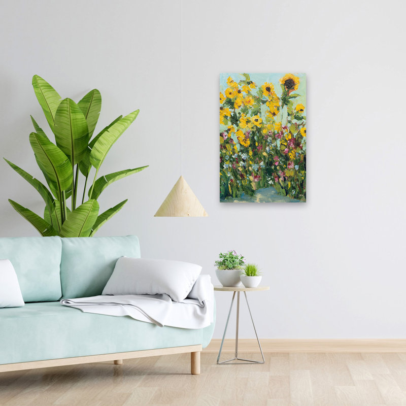Tournesols champêtres / champêtres et contemporains, H 24 po x l 16 po