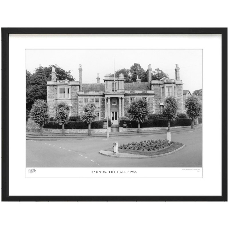 Raunds, The Hall C1955 - Single Picture Frame Print, 28cm H x 36cm W x 2.3cm D