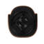 Fauteuil d'appoint pivotant rembourré Homepop - Similicuir cognac-1274173638