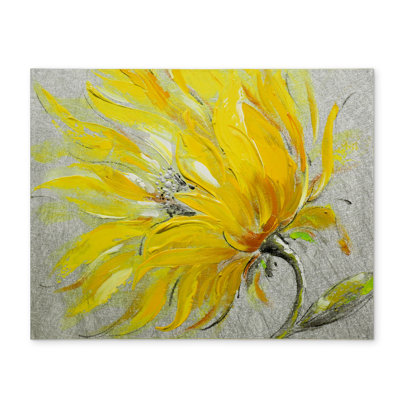 Napperon à fleurs jaunes et fleurs | Polyester Home Decor