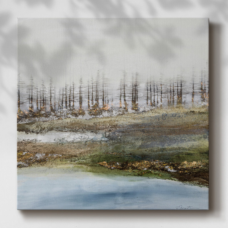 Toile tendue sur le bord - galerie, H 40 po x l 40 po