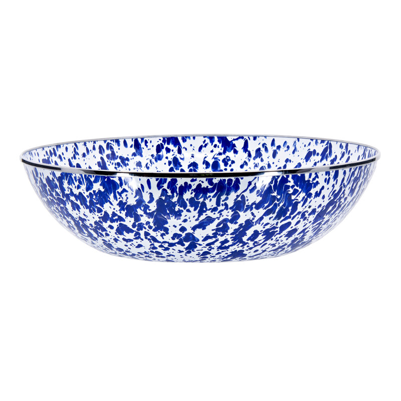 Serving Bowl, Cobalt Swirl