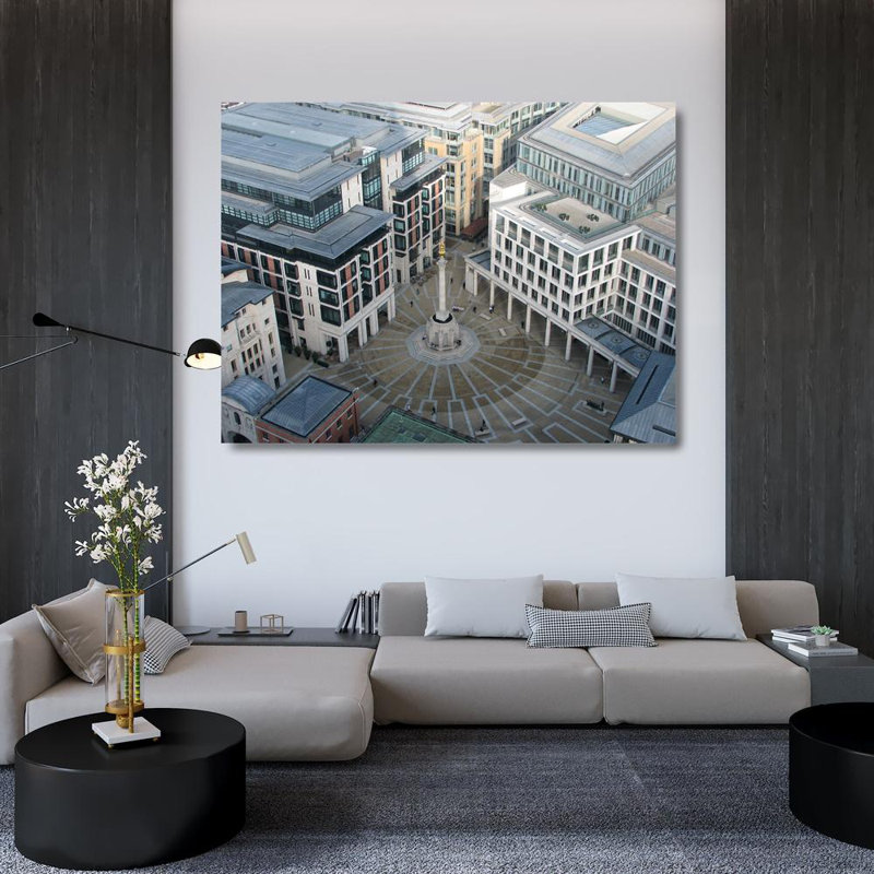 St. Paul's Patemoster Square, Londres, H 36 po x l 48 po