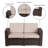 Alderman Faux Rattan Loveseat with All-Weather Cushions-1023983153