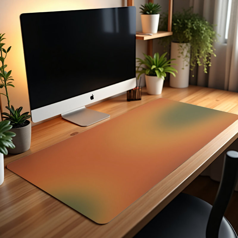 Polyester Desk Pad, 31.5x15.5