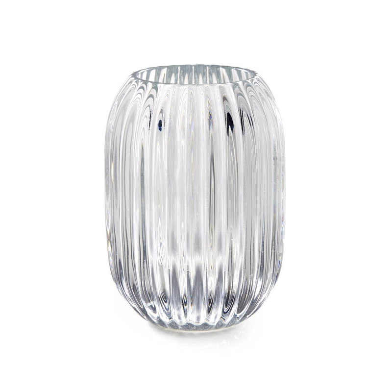 Petit porte-votive en verre, Transparent