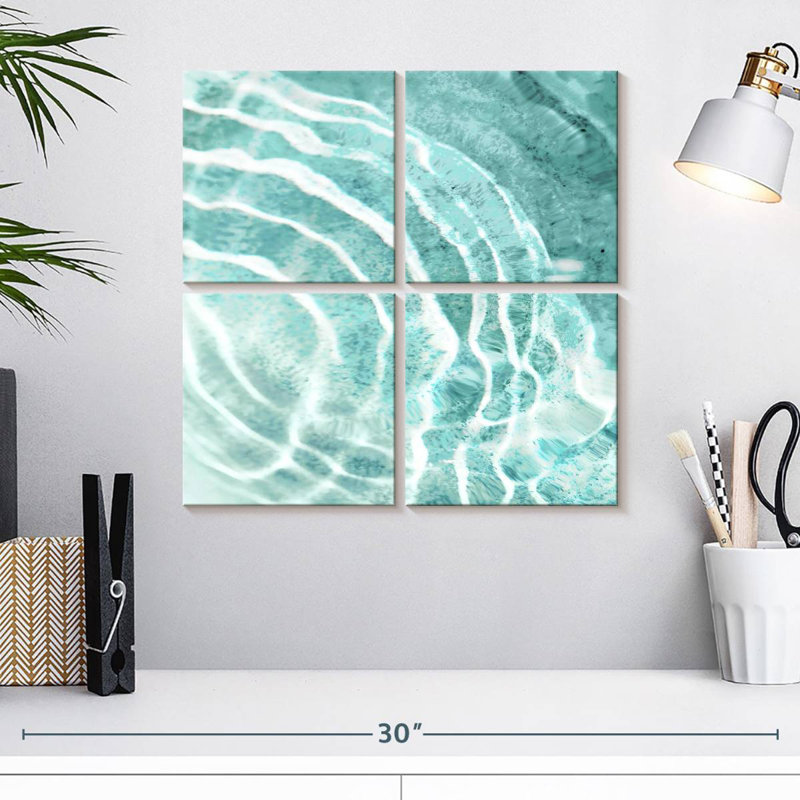 Gillard Aqua Ripple Reflection II, H 18 po x l 18 po