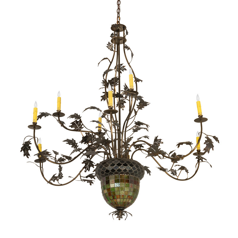 Greenbriar Oak 11 - Light Chandelier