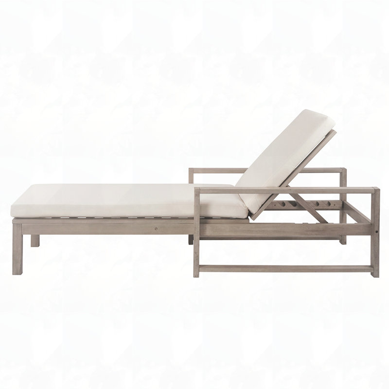 Chaises longues d'extérieur, Gris