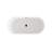 59 Inch Bathtub in Glossy White with Trim-105506885