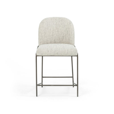 Astrud Upholstered Stool with Metal Frame