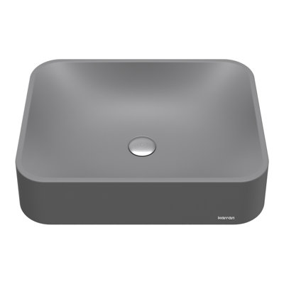 Karran Sea Crest 22 In. Quartz Rectangular Vessel Sink