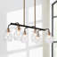 Luminaire suspendu conique unique à 6 lumières Froney