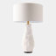 Chiseled Ceramic Bedside Lamp