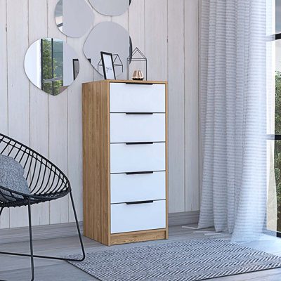 Kaia 5 Drawer Dresser, Vertical Dresser