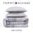 Tommy Hilfiger Bold Stripe Textured Cotton Grey Comforter Set-113930653-113930654