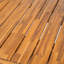 Table de salle à manger d'extérieur en bois d'acacia (table incluse seulement)-1946235275