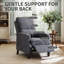 Fauteuil inclinable manuel rembourré de 30,3 po de largeur pour salon-213214303