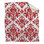 Red Damask Pattern Blankets