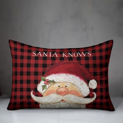 Plaid Reversible Throw Pillow