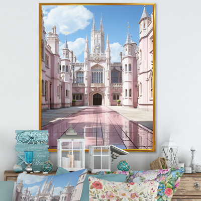 Université de Cambridge, reproduction extrêmement encadrée sur toile