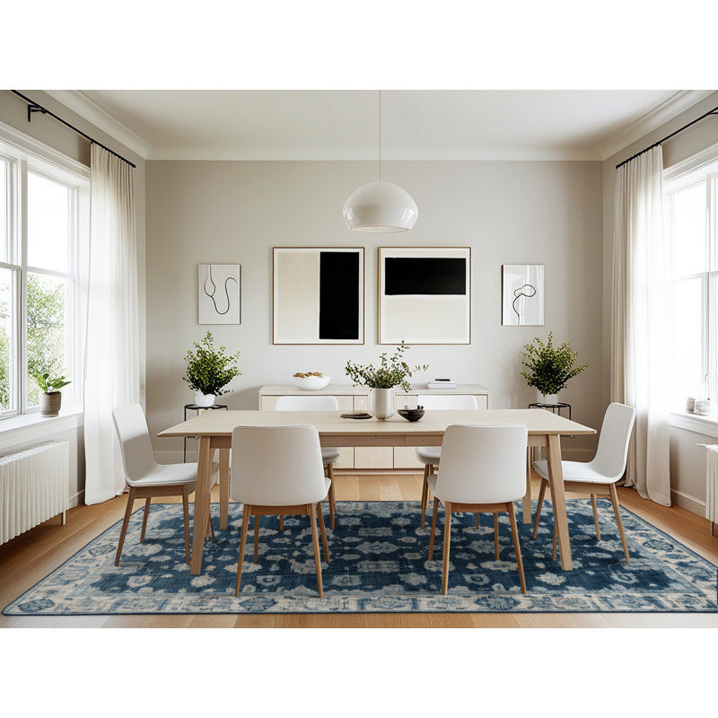 Machine Washable Overdyed Gray Area Rug, Rectangle 7' x 10'