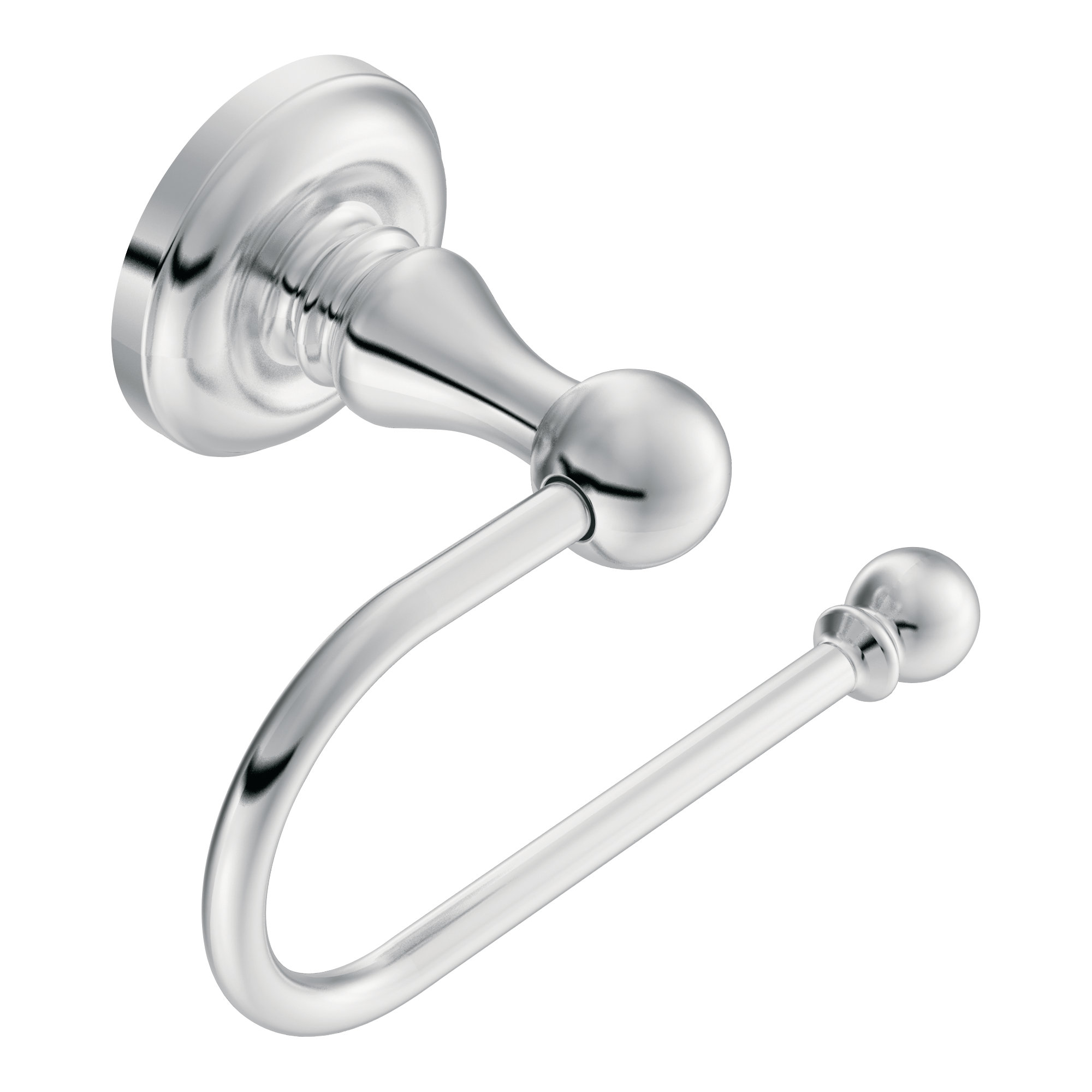 Madison European Wall Mounted Toilet Paper Holder, Chrome
