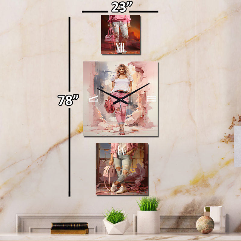 Maedelle Metal Wall Clock