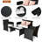 Abernon 4 - Person Patio Conversation Set with Cushions