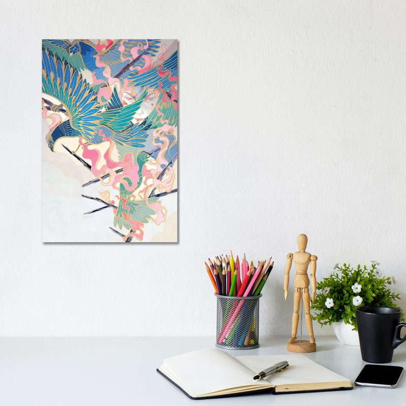 Secret Weapon by Sija Hong - Painting on Canvas, Wrapped Canvas, 20.32 cm H x 30.48 cm W
