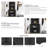 Farmhouse Corner Storage Cabinet With Doors & Shelf , Space-saving Tall Wood Grain Cabinet For Bathroom, Kitchen, Living Room & Laundry Room-1100592485