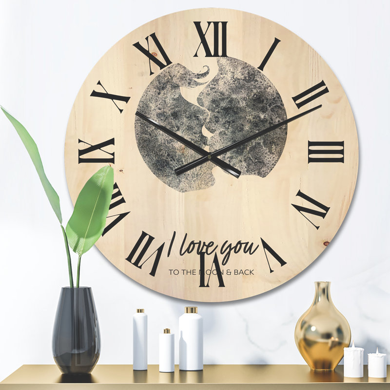 Horloge murale romantique, Moyenne