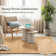 Aufmann Natural Handwoven Jute & Cotton Flatweave Area Rug – Natural Farmhouse Style for Living Room, Bedroom or Entryway
