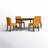 Amriel 4 - Person Four Leg Dining Set-86615515