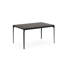 Silhouette Table with Extendable Rectangular Top and Metal Legs-1589457241