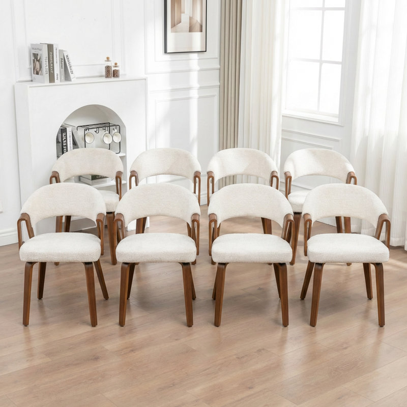 Chaise rembourrée Maven, Beige